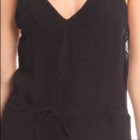 NEW - IRO Women's Black Embroidered Omalys Romper - Size 8 US / EU 40 - Picture 2 of 9